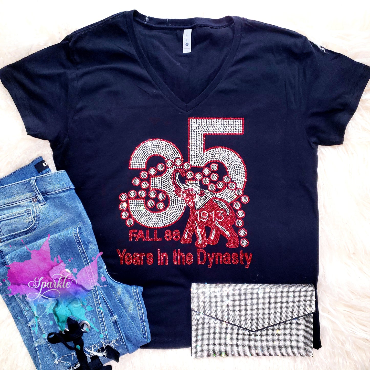 35 Years in the Dynasty Rhinestone Tee