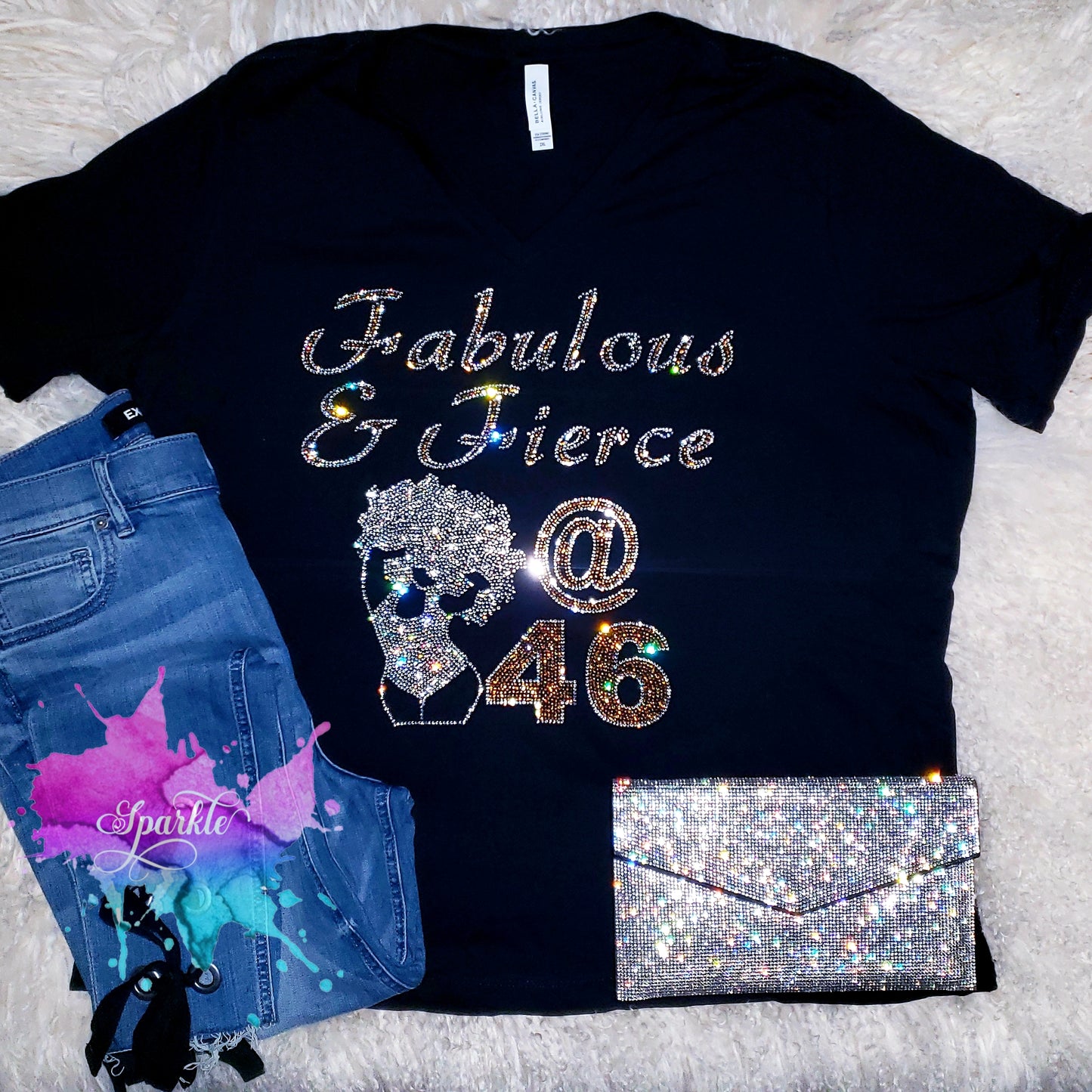 Fabulous and Fierce Crystallized Tee