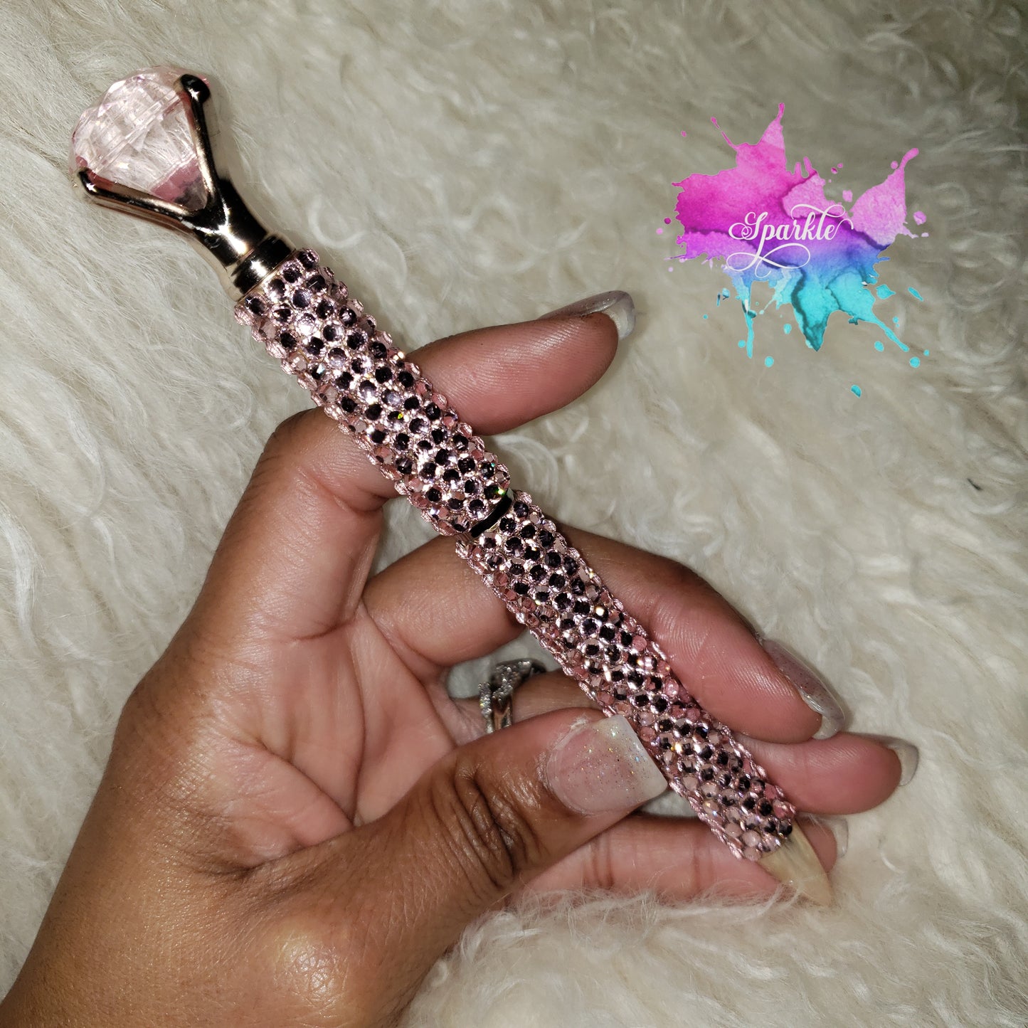 Diamond Crystallized Ink Pen