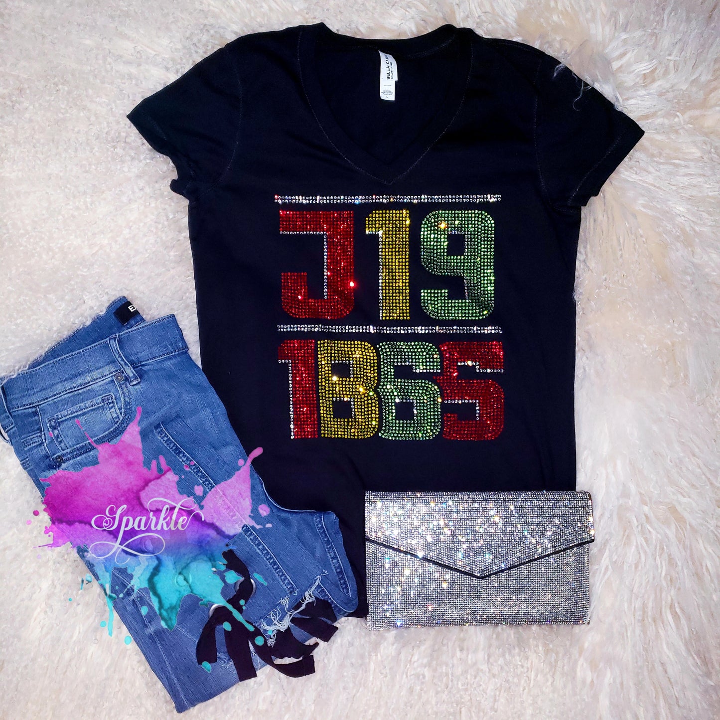 Juneteenth 1865 Crystallized Tee