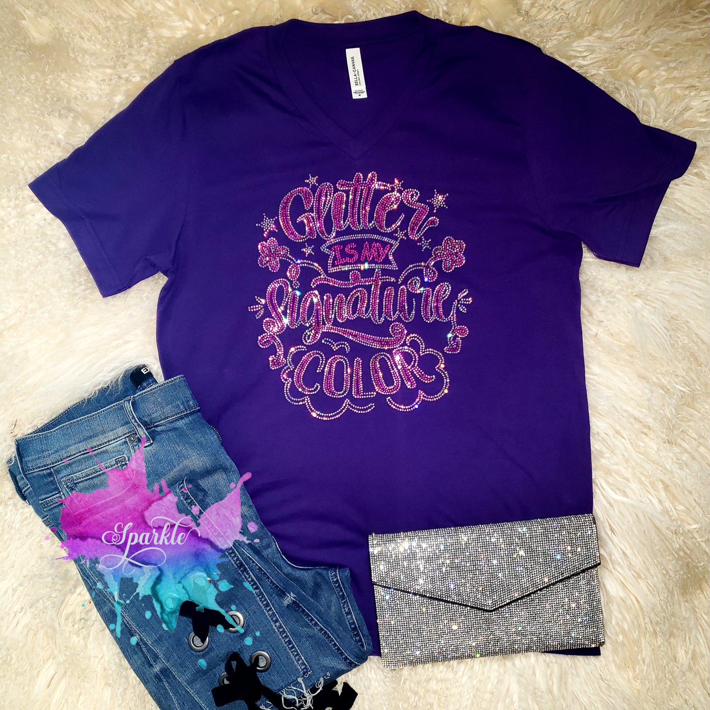 Glitter Crystallized Tee