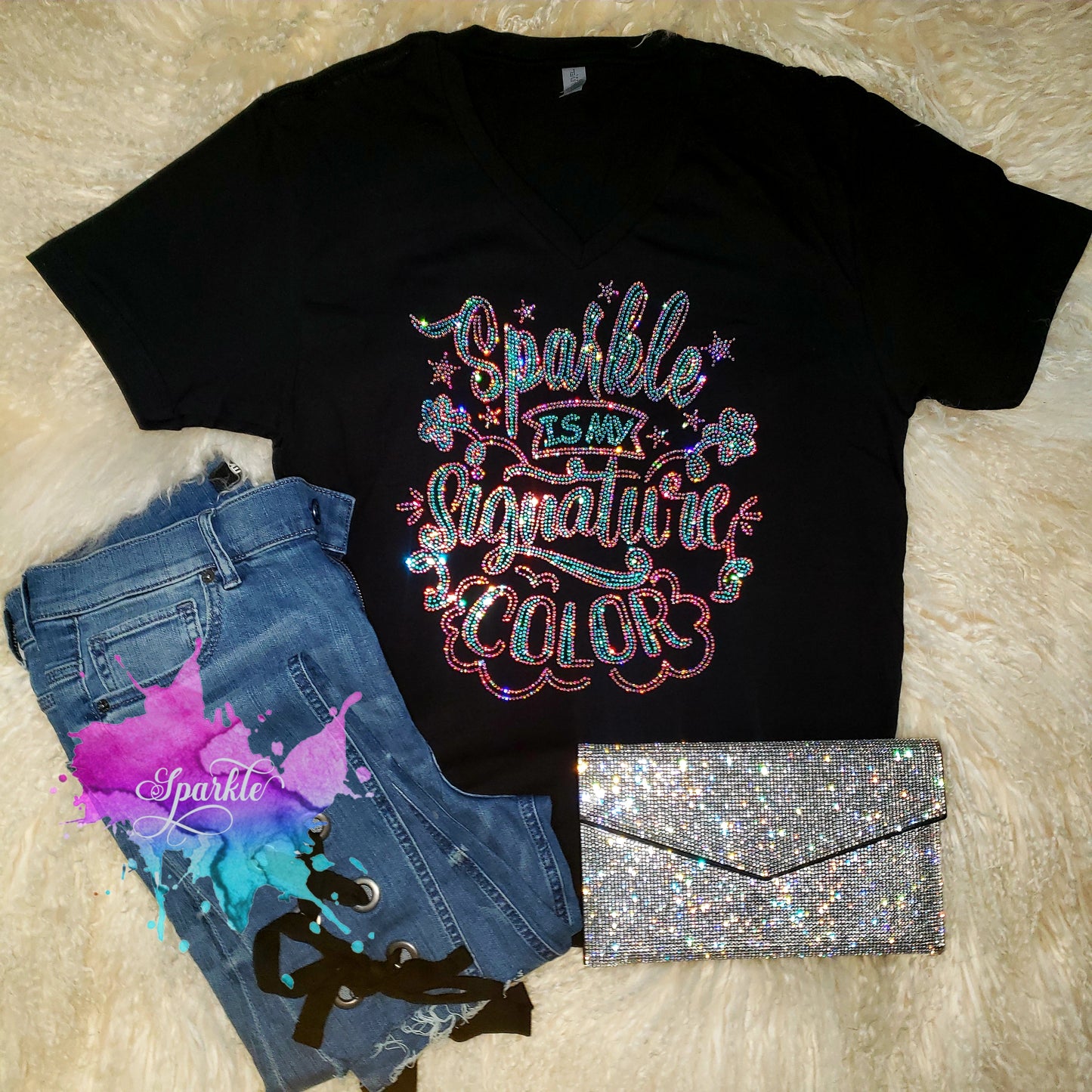 Sparkle Crystallized Tee