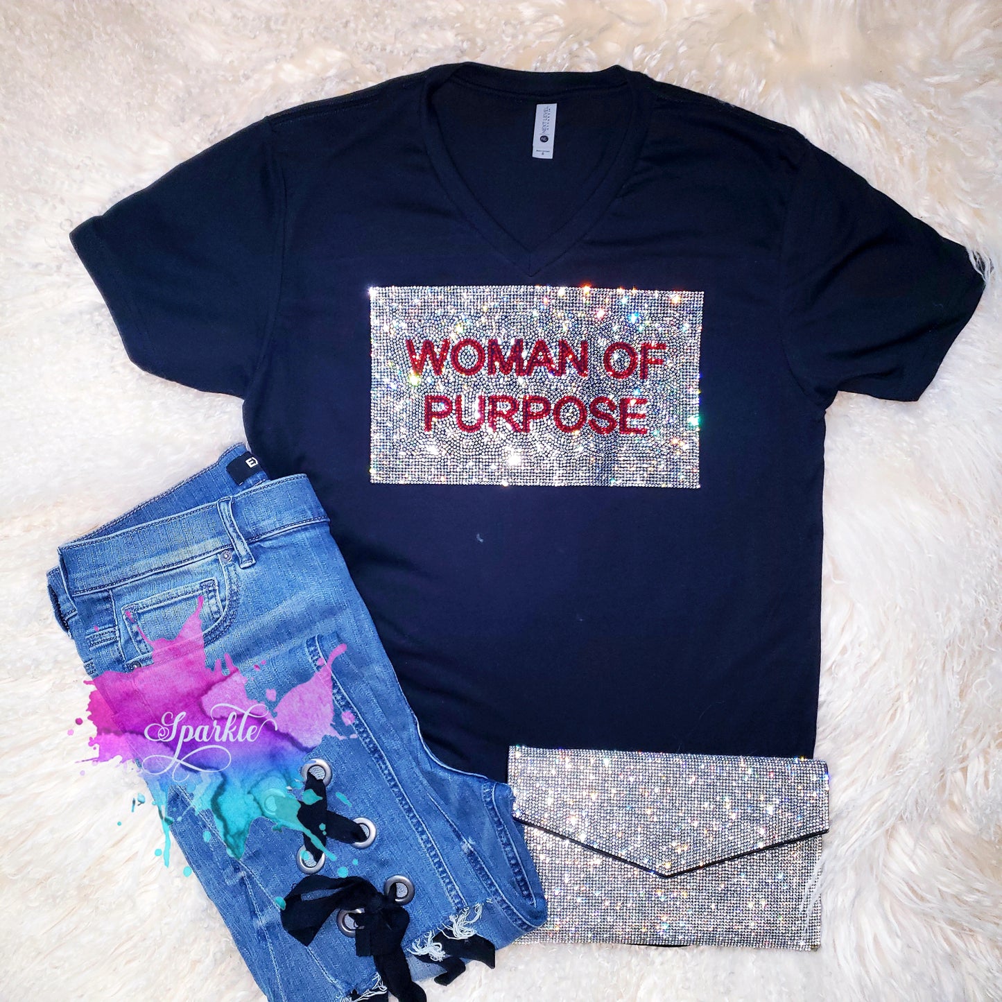 Woman of Purpose Crystallized Tee
