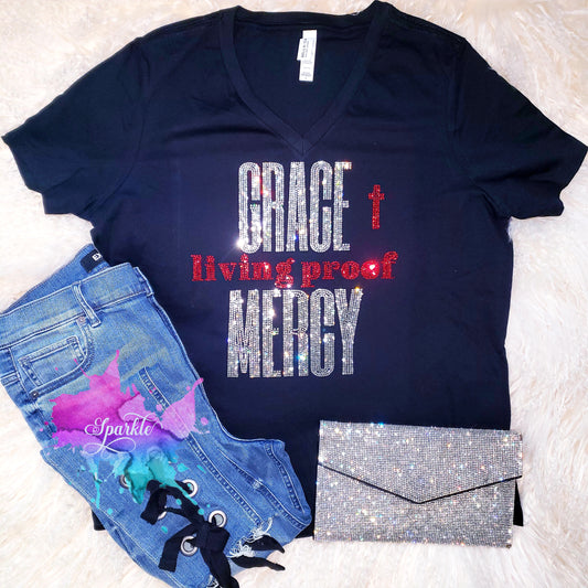 Grace and Mercy Crystallized Tee