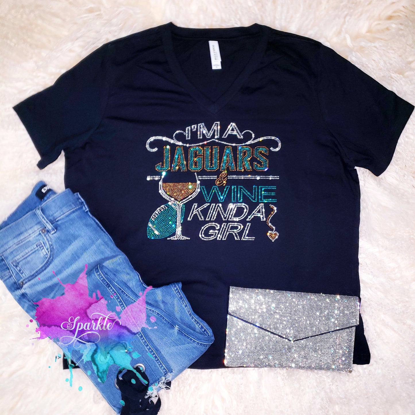 Jaguars and Wine Crystallized Tee