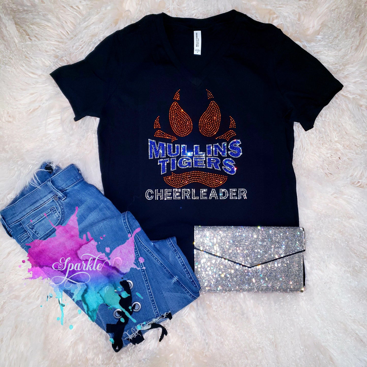 Mullins Cheerleader Crystallized Tee