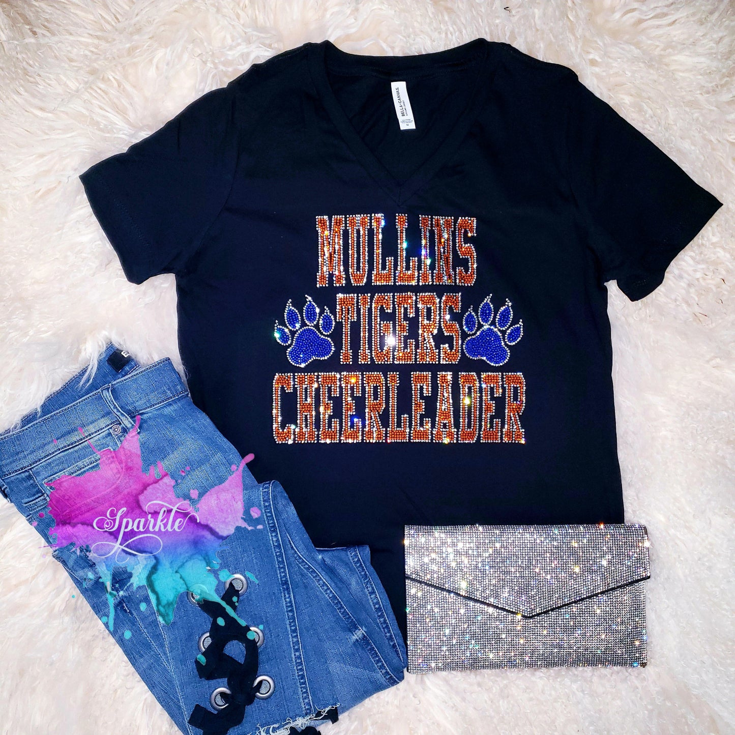 Mullins Cheerleader Crystallized Tee