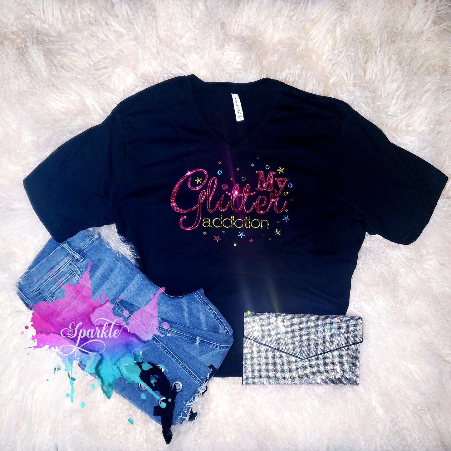 My Glitter Addiction Crystallized Tee