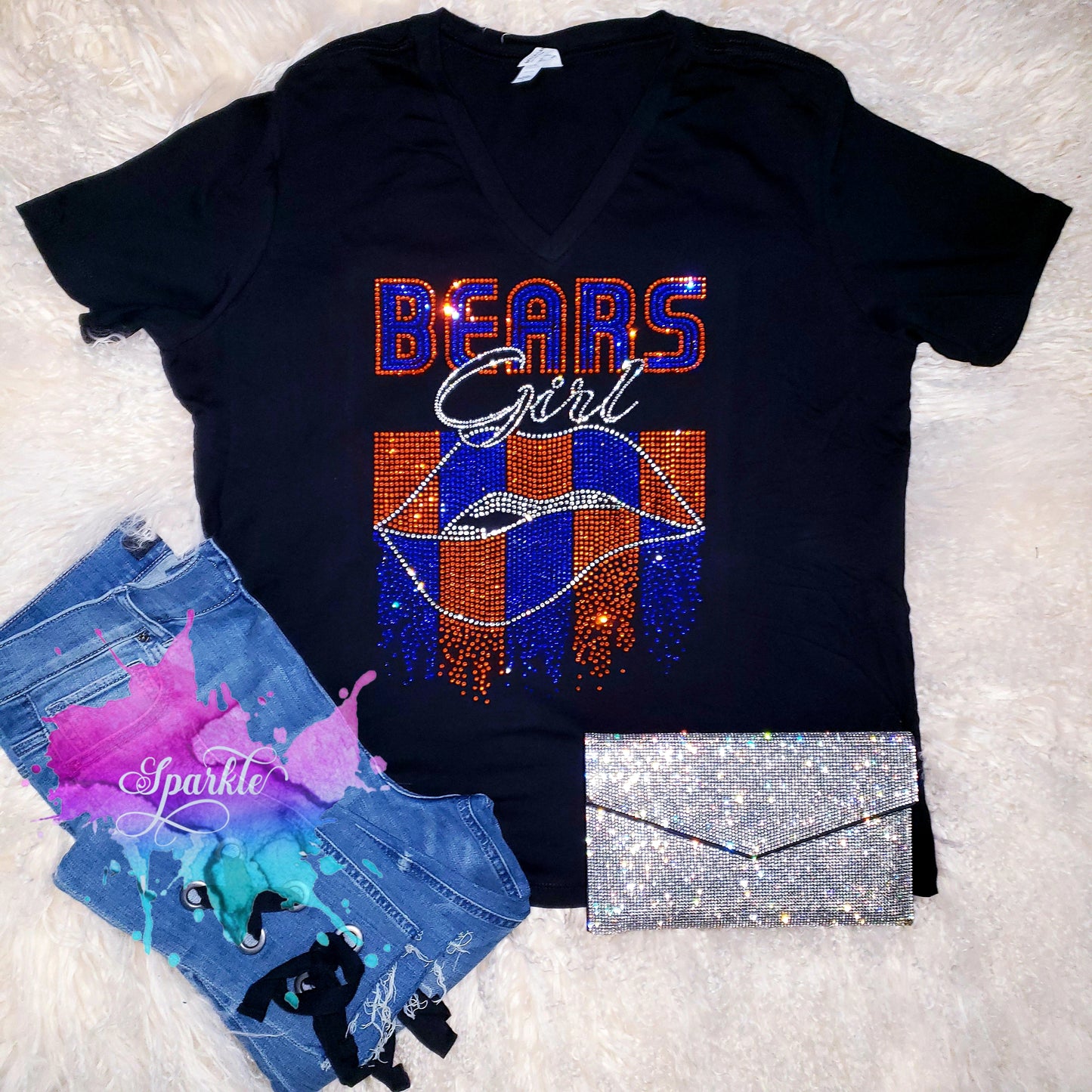Bears Lips Crystallized Tee