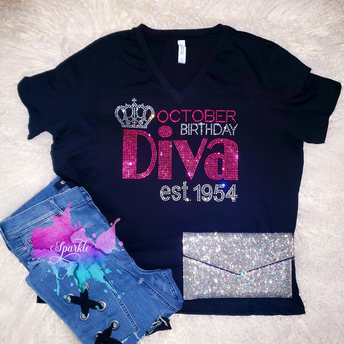 October Diva Crystallized Tee
