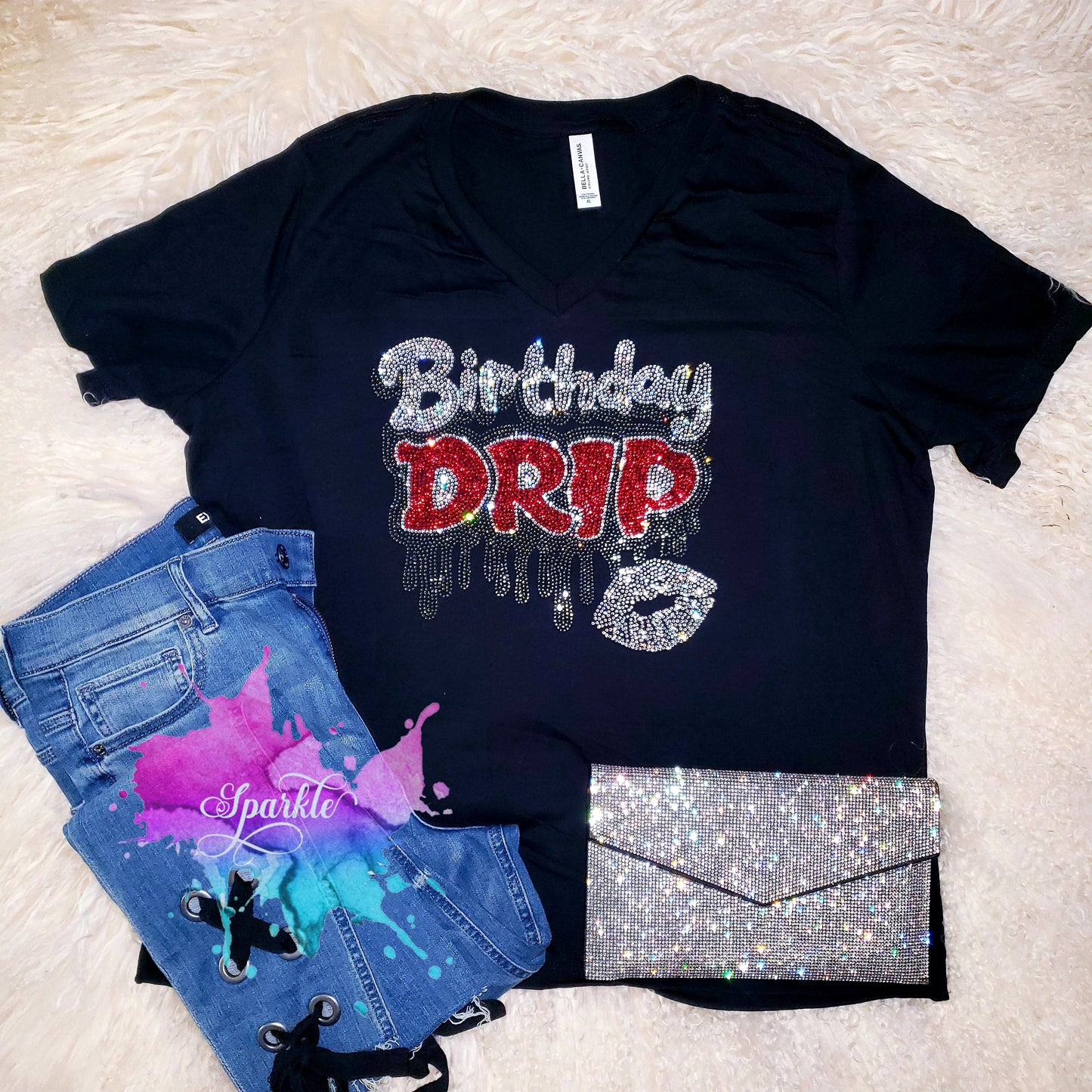 Birthday Drip Crystallized Tee