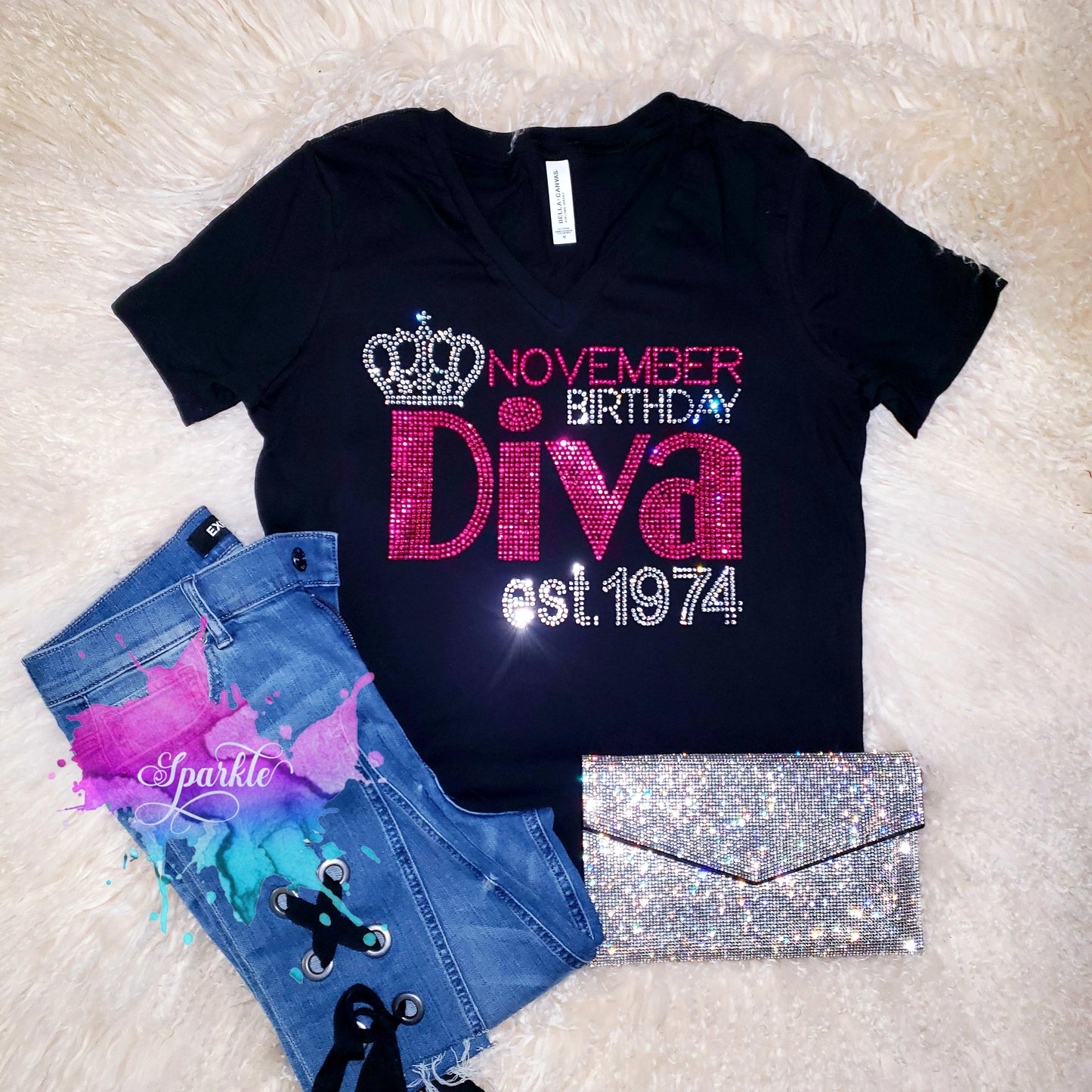 November Diva Crystallized Tee