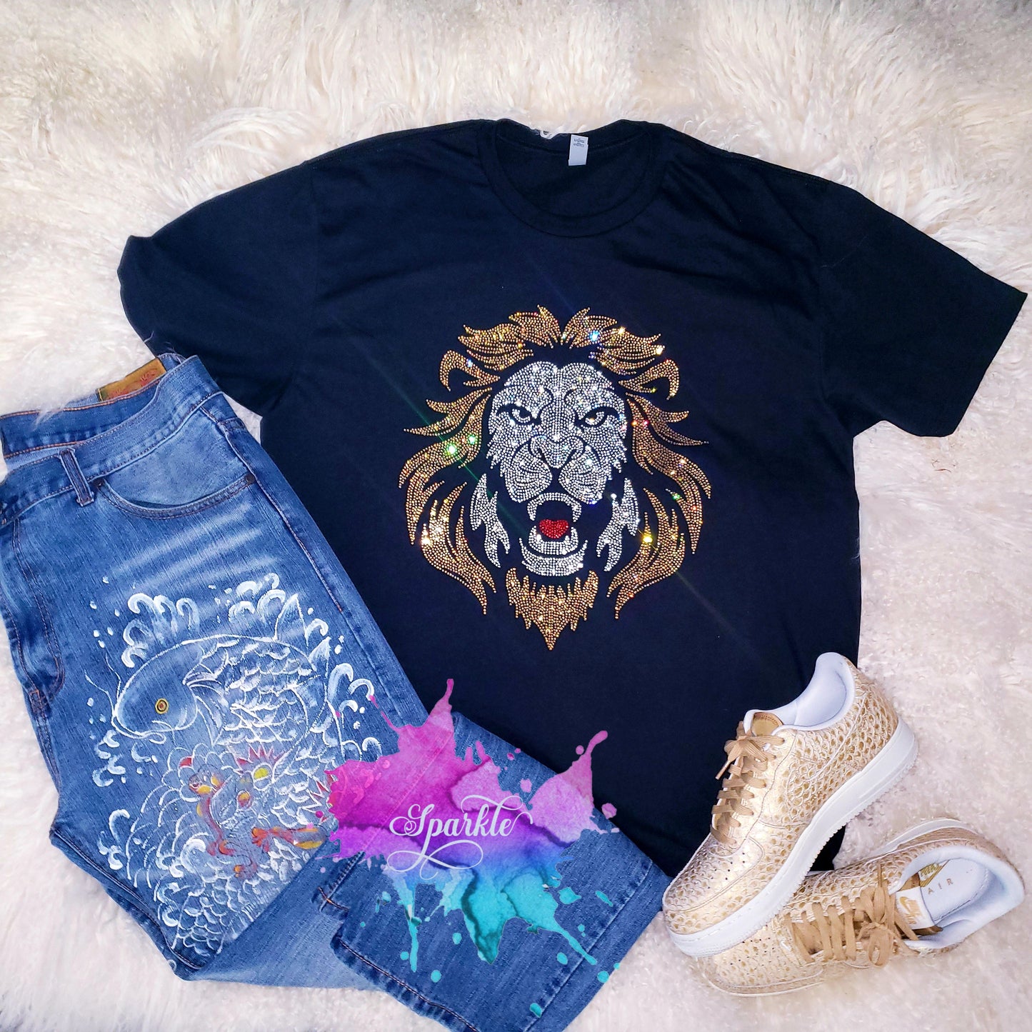 Lion of Judah Crystallized Tee