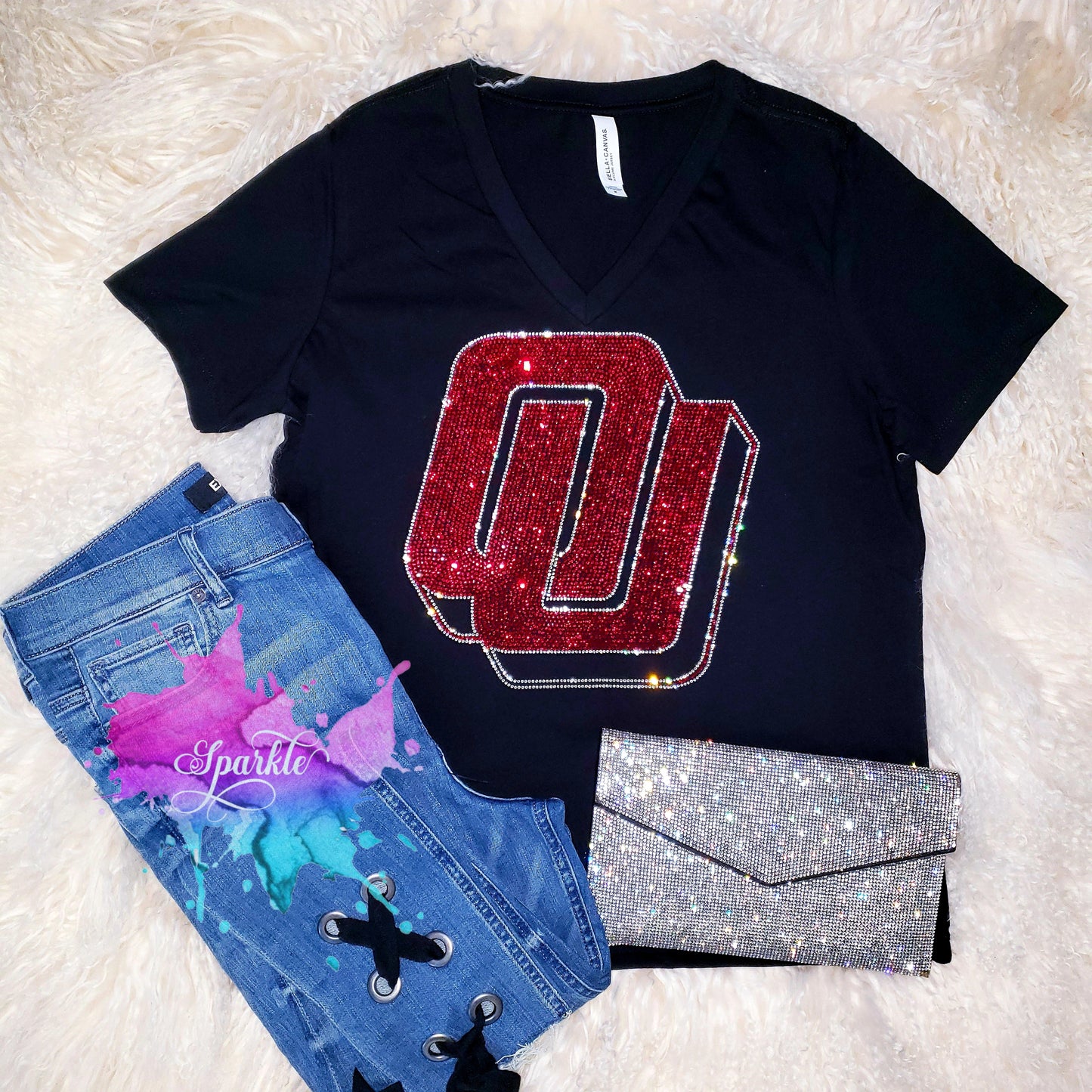 Sooners Crystallized Tee