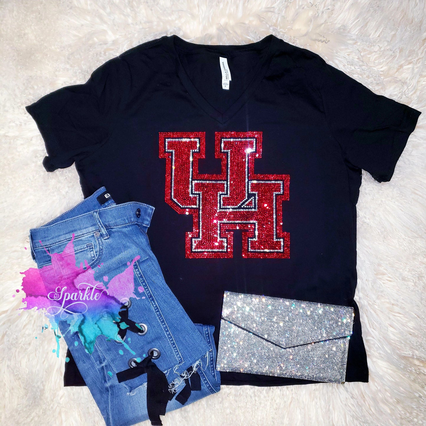 U of H Cougars Crystallized Tee