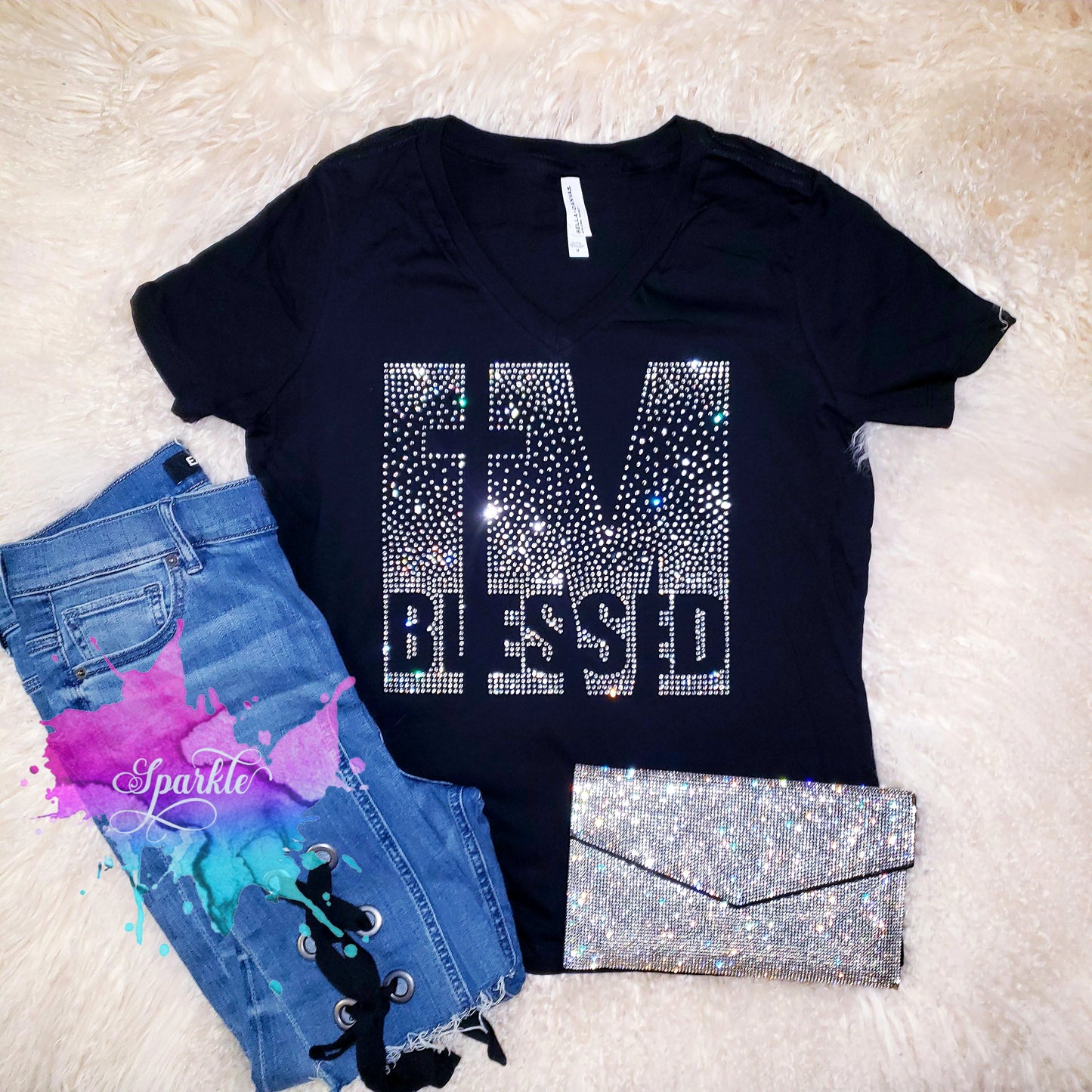 I'm Blessed Crystallized Tee