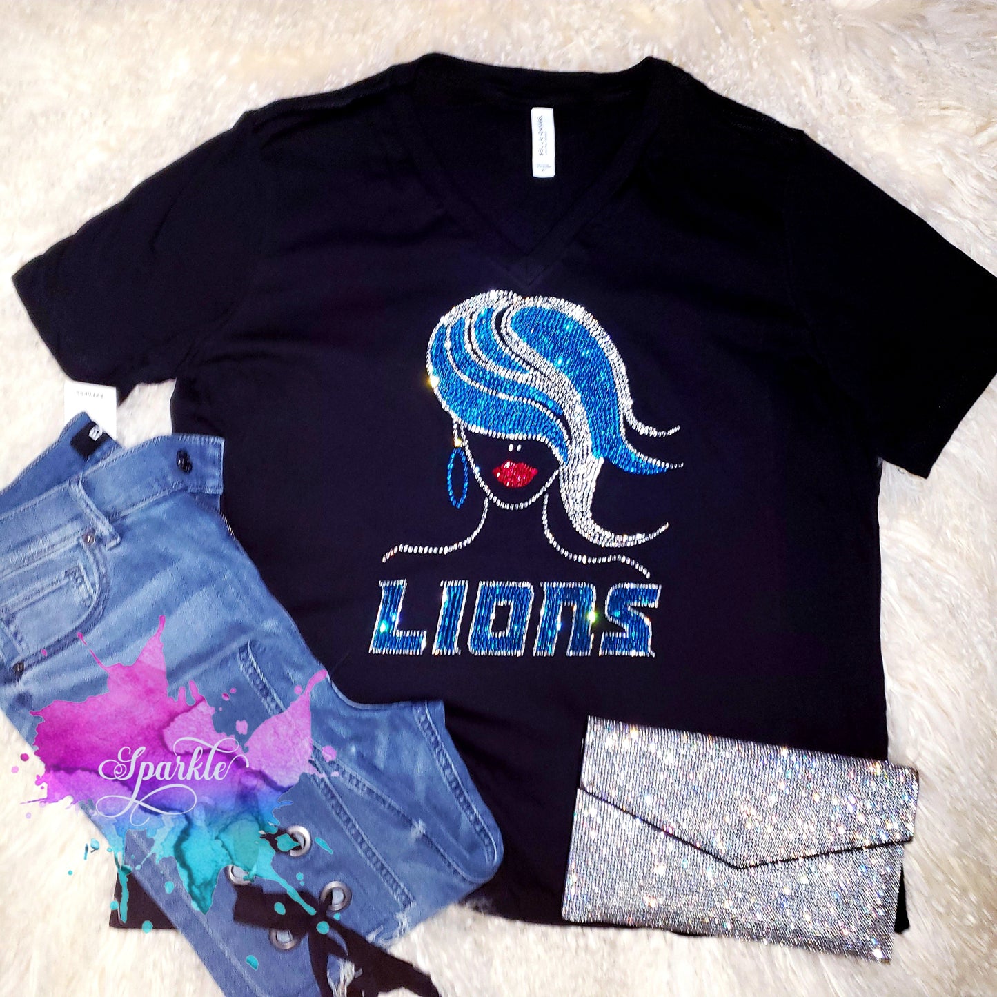 Lions Lady Crystallized Tee