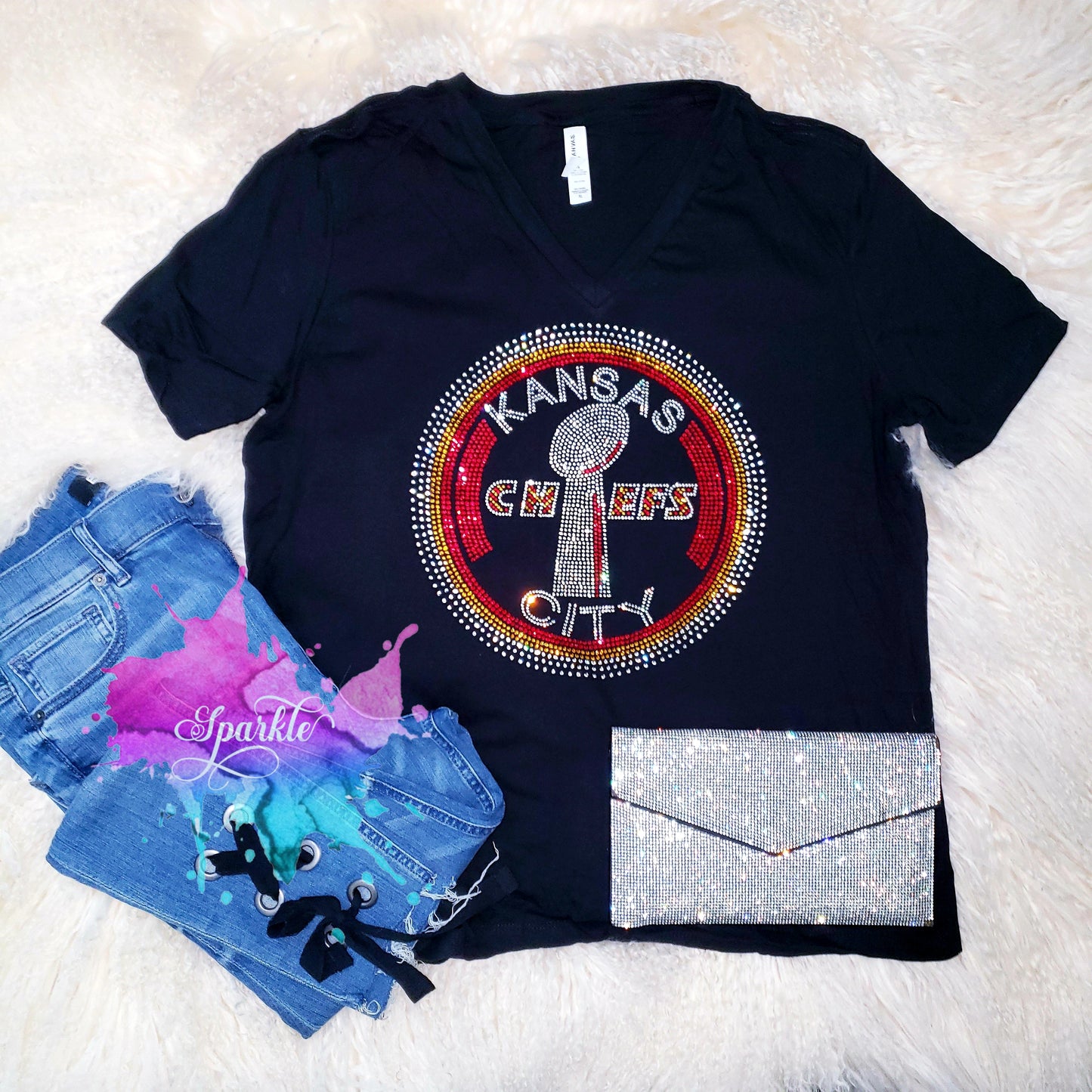 Chiefs Crystallized Tee