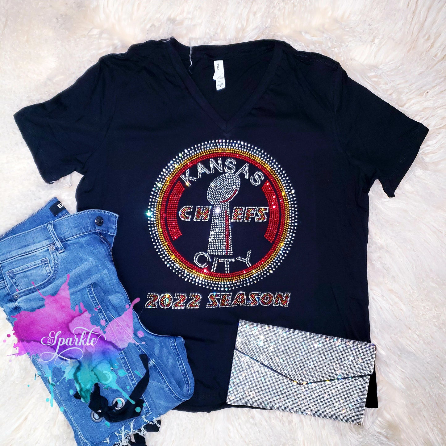 Chiefs Crystallized Tee