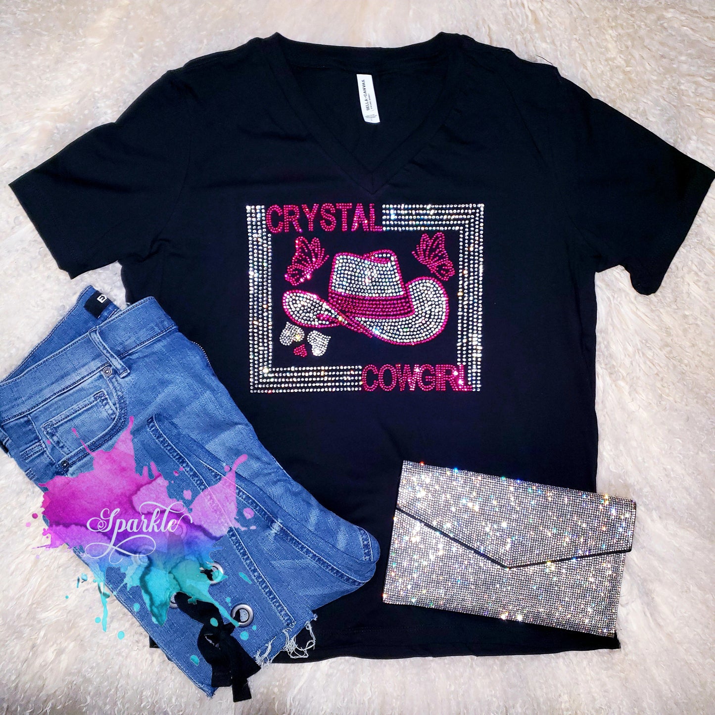 Crystal Cowgirl Crystallized Tee