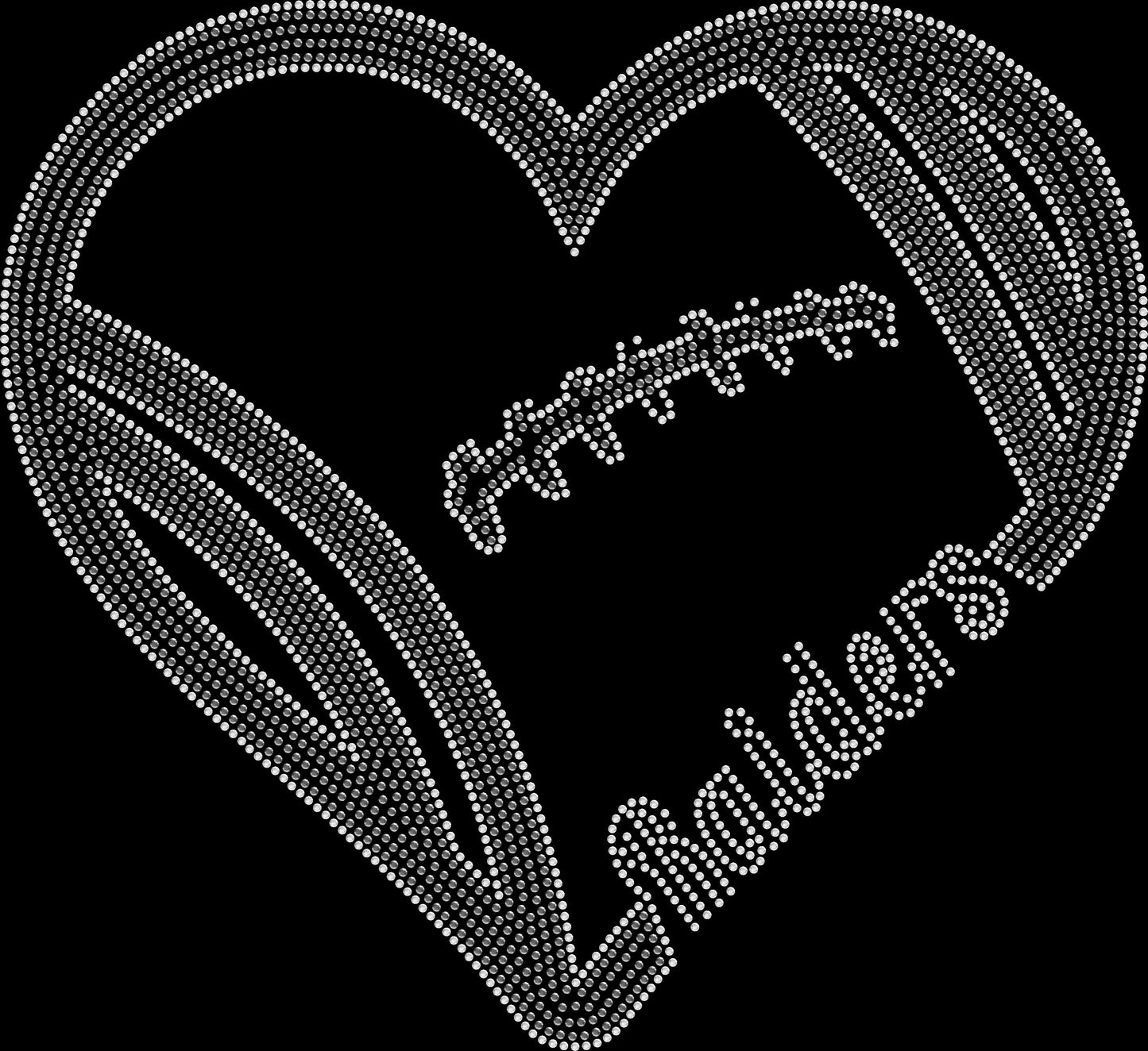 Raiders Heart Crystallized Tee