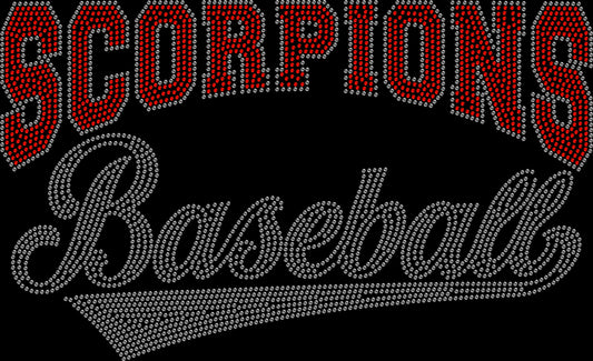 Scorpions Baseball Crystallized Tee