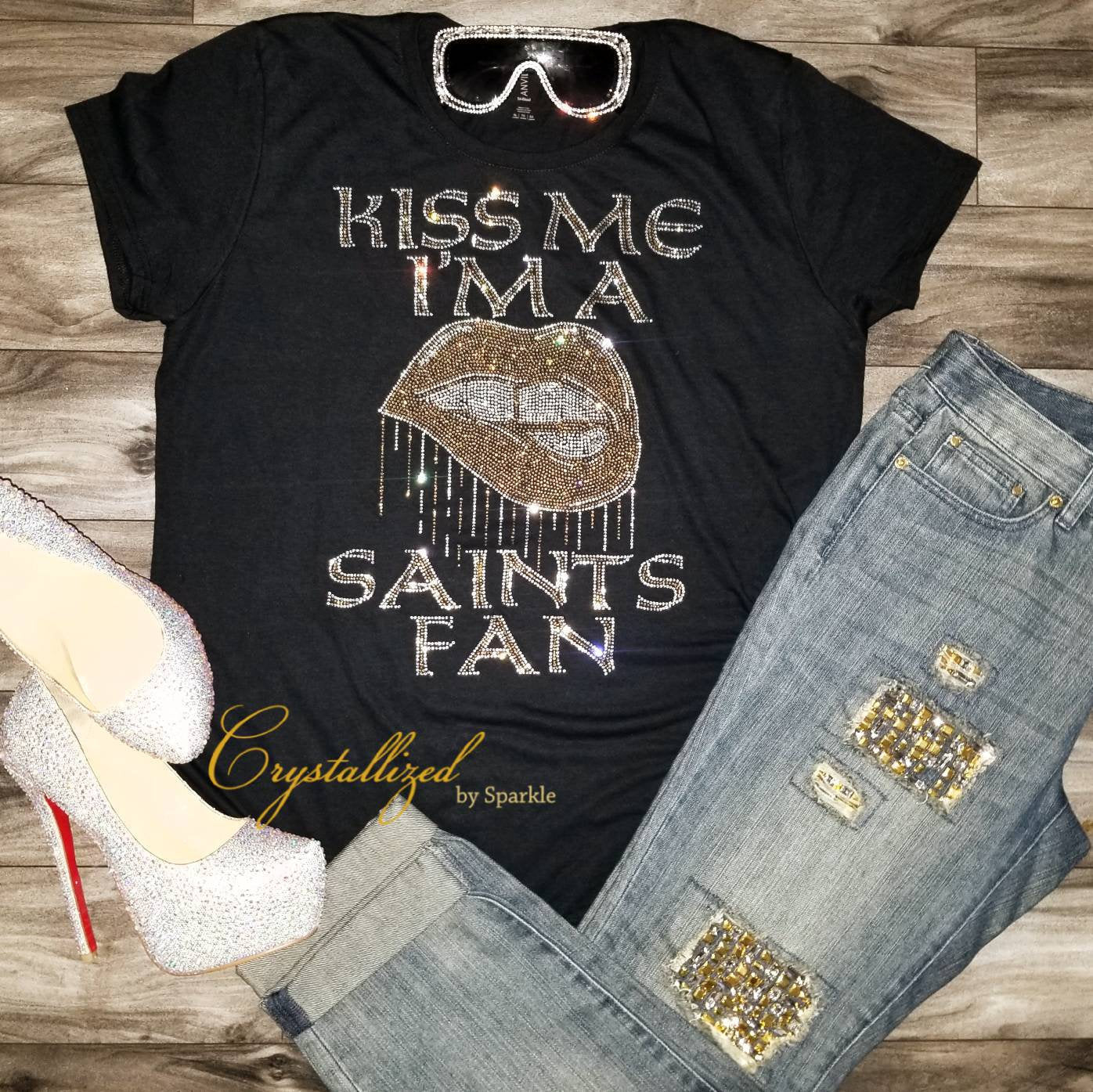 Kiss Me Crystallized Tee