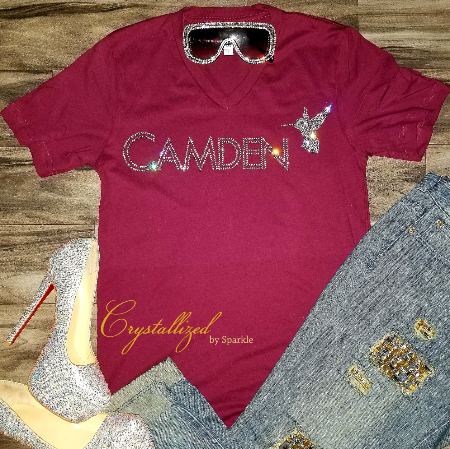 Camden Comfort Colors Unisex Crystallized Tee