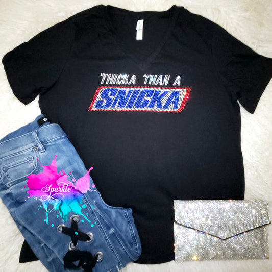 Thicka Than A Snicka Crystallized Tee