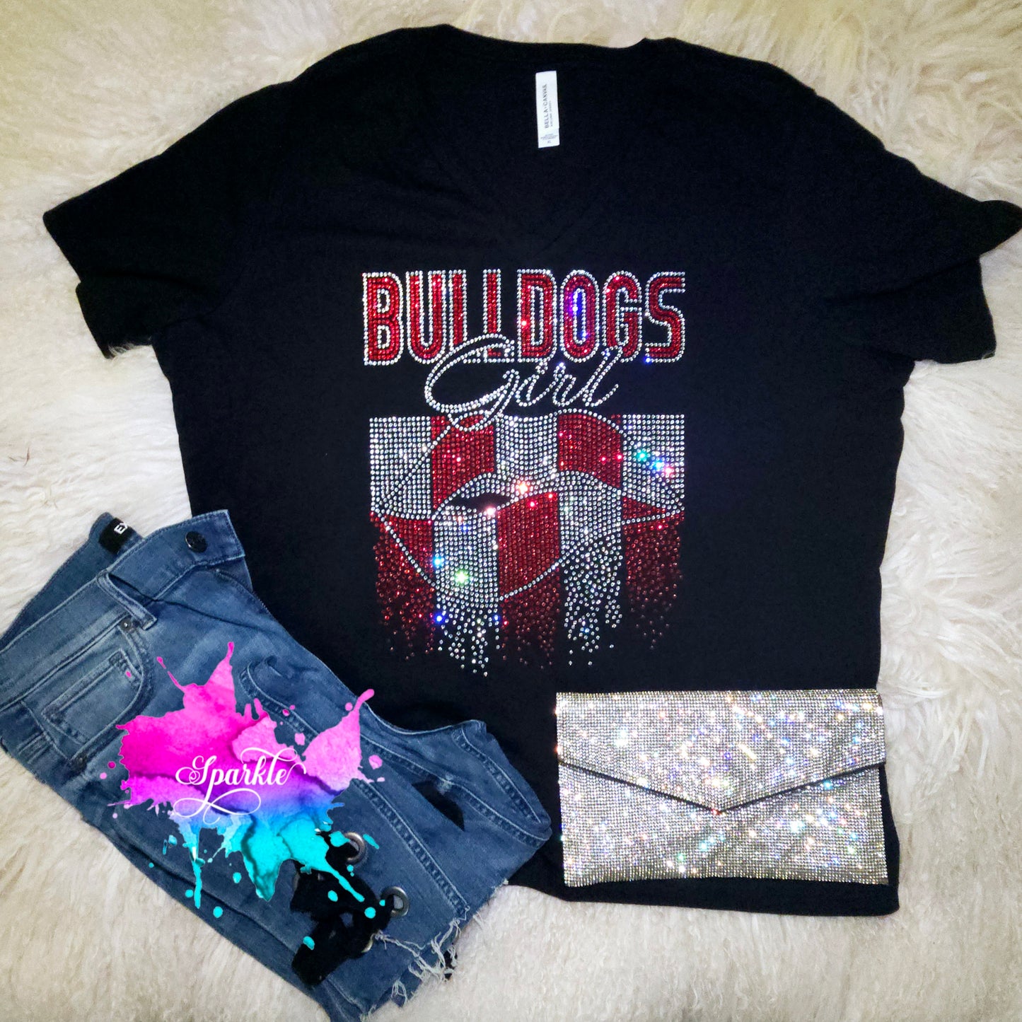 Bulldogs Crystallized Tee