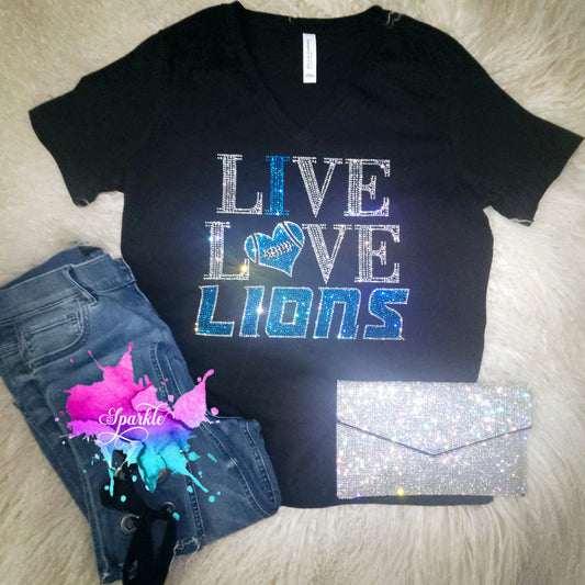 Live Love Lions Crystallized Tee