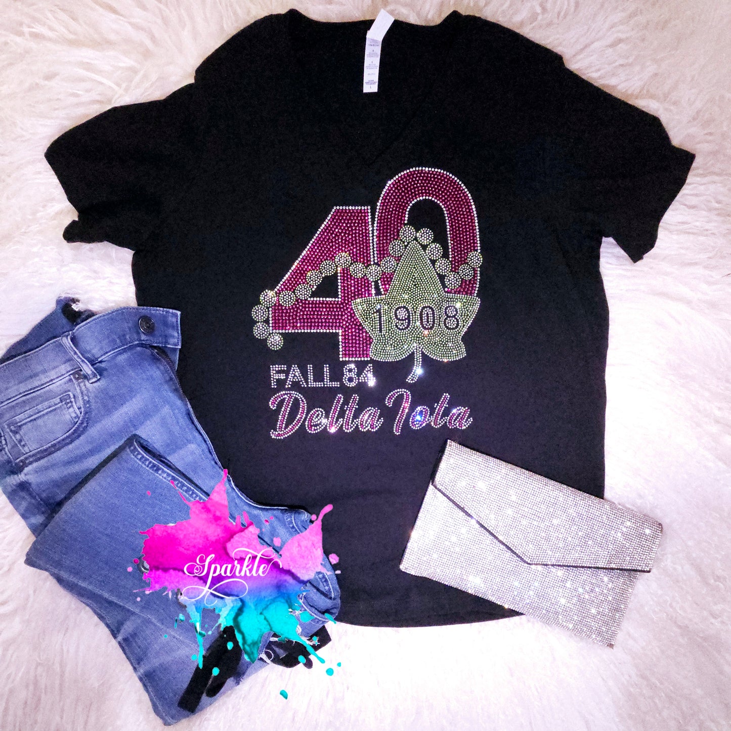 40 Years Crystallized Tee