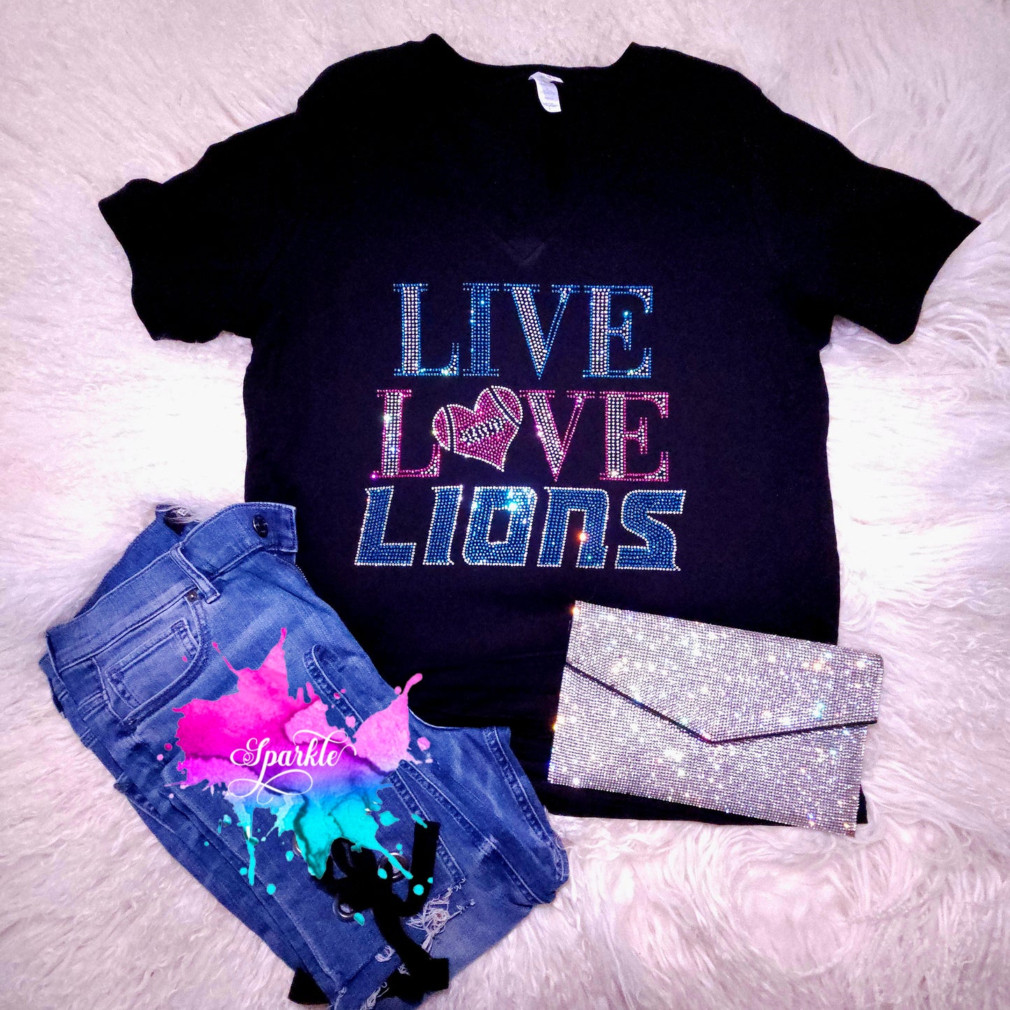 Live Love Lions Crystallized Tee