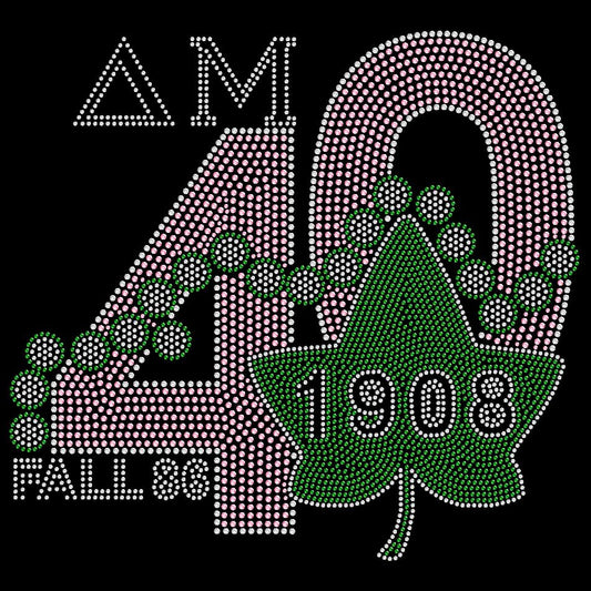 Custom 40 Years Crystallized Tee