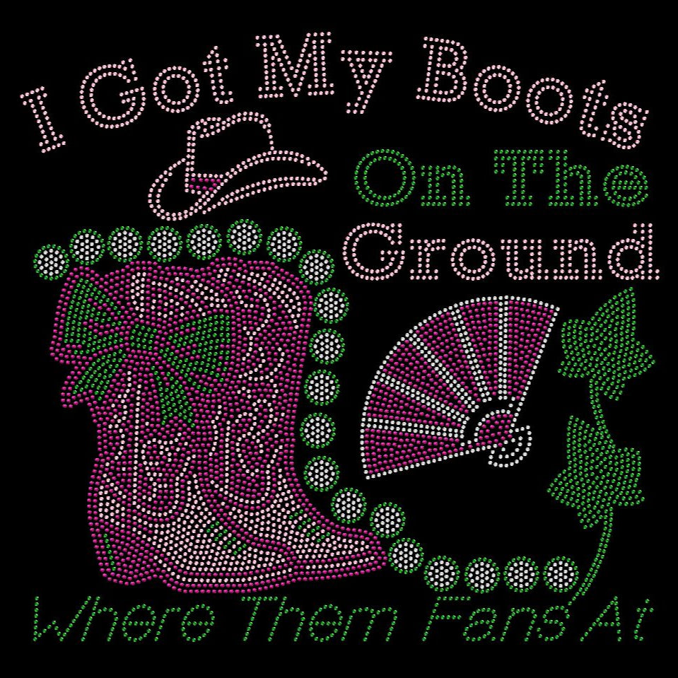 Boots on the Ground Crystallized Tee