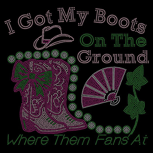 Boots on the Ground Crystallized Tee