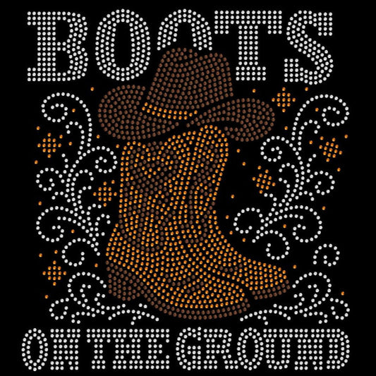Boots on the Ground Crystallized Tee