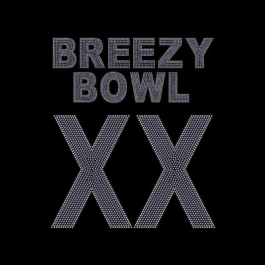 Breezy Bowl Rhinestone Transfer