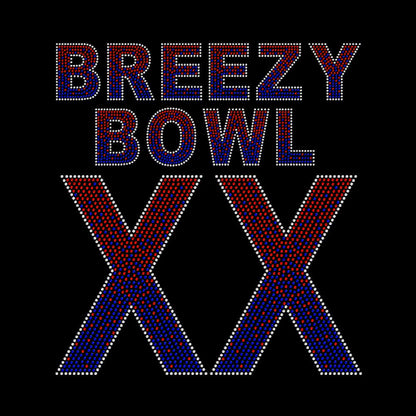 Breezy Bowl Ombre Rhinestone Transfer