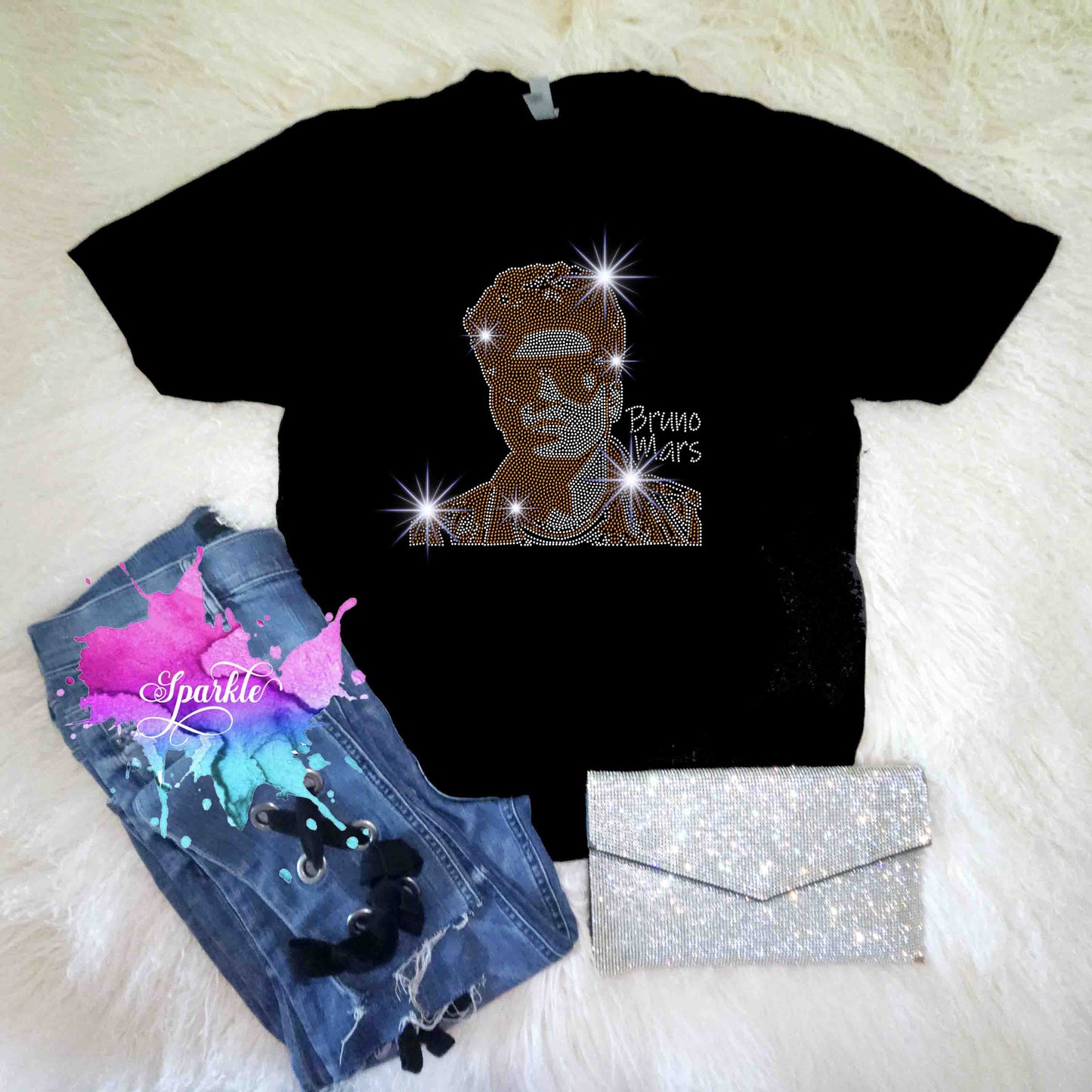 Bruno Mars Crystallized Tee