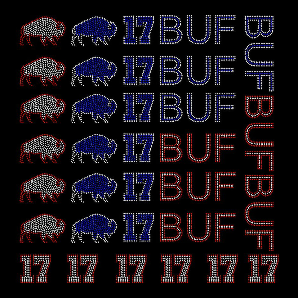 Custom Gang Sheet Rhinestone Transfers