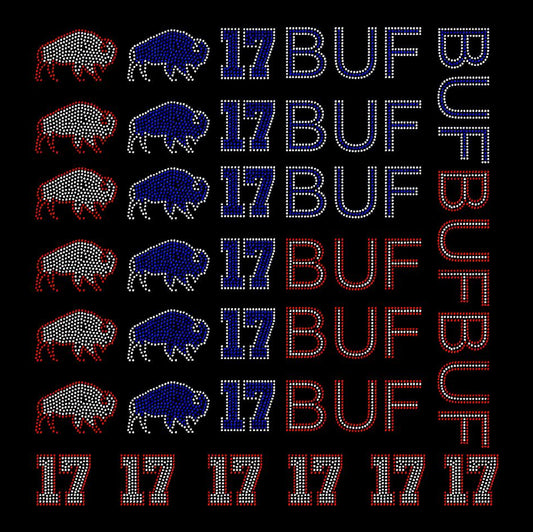 Custom Gang Sheet Rhinestone Transfers