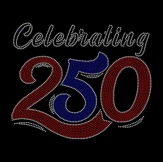Celebrating 250 Rhinestone Tee