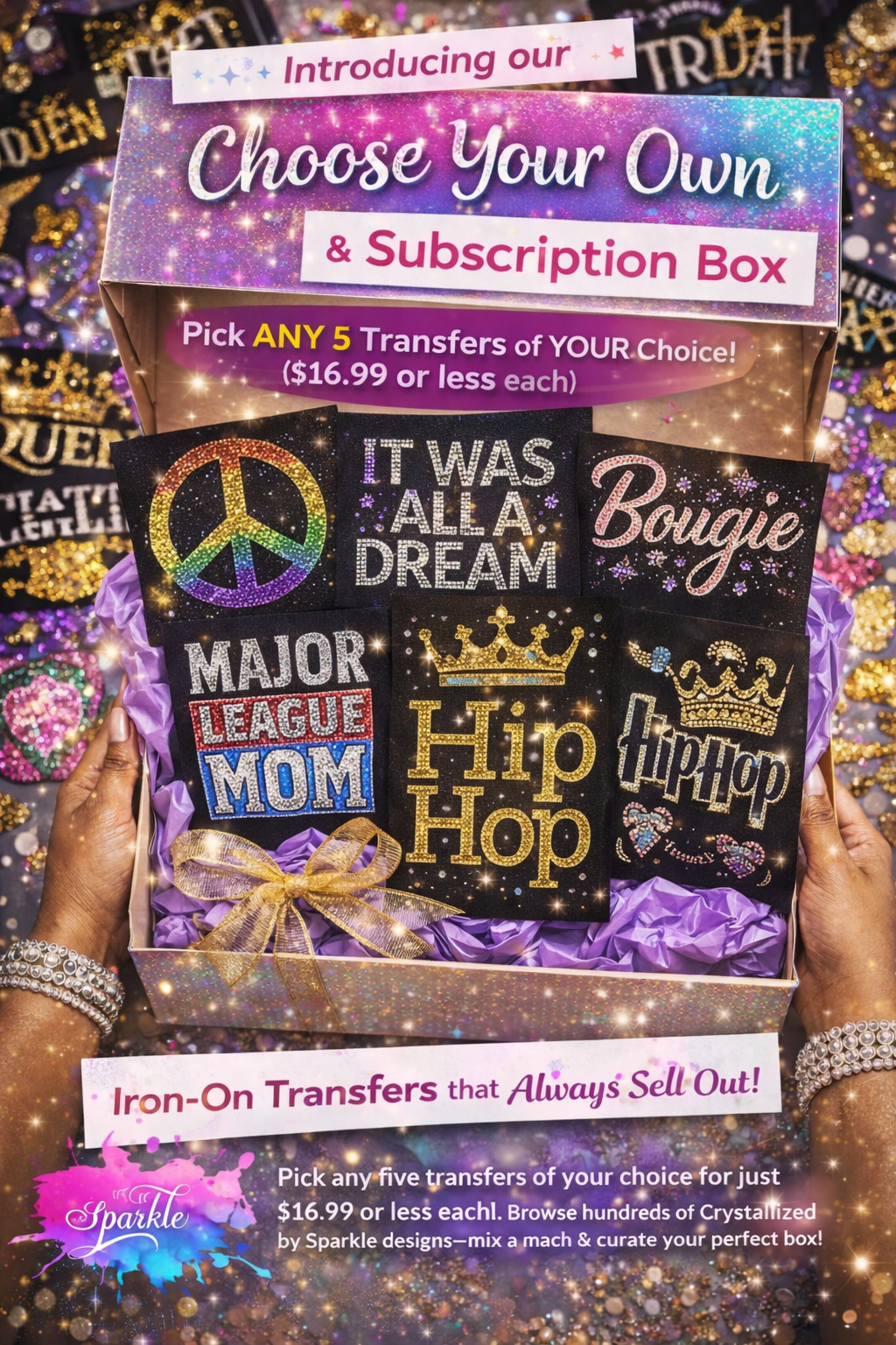 Choose Your Own Iron On Applique Sub Box