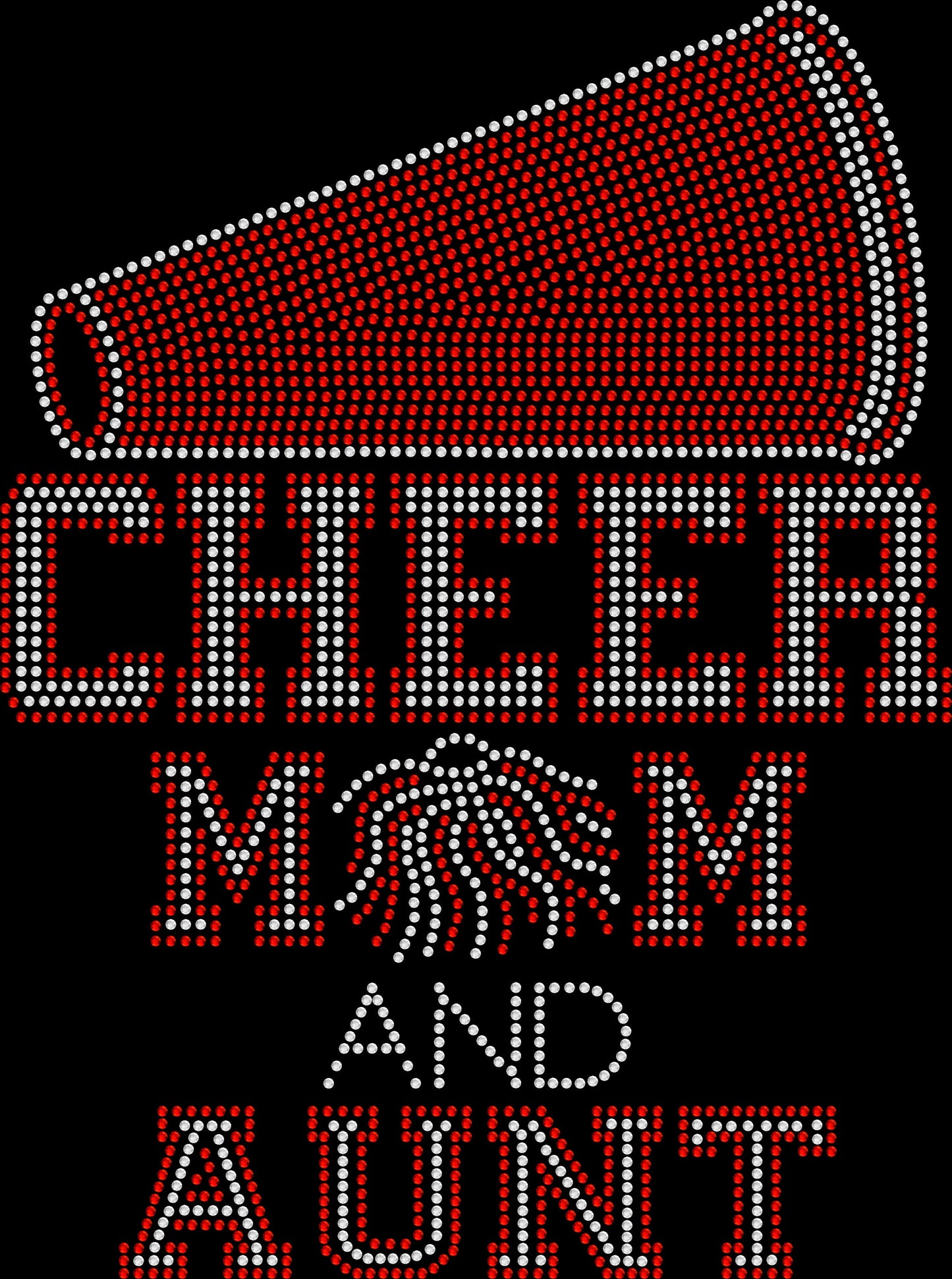 Cheer Mom and Aunt Crystallized Tee