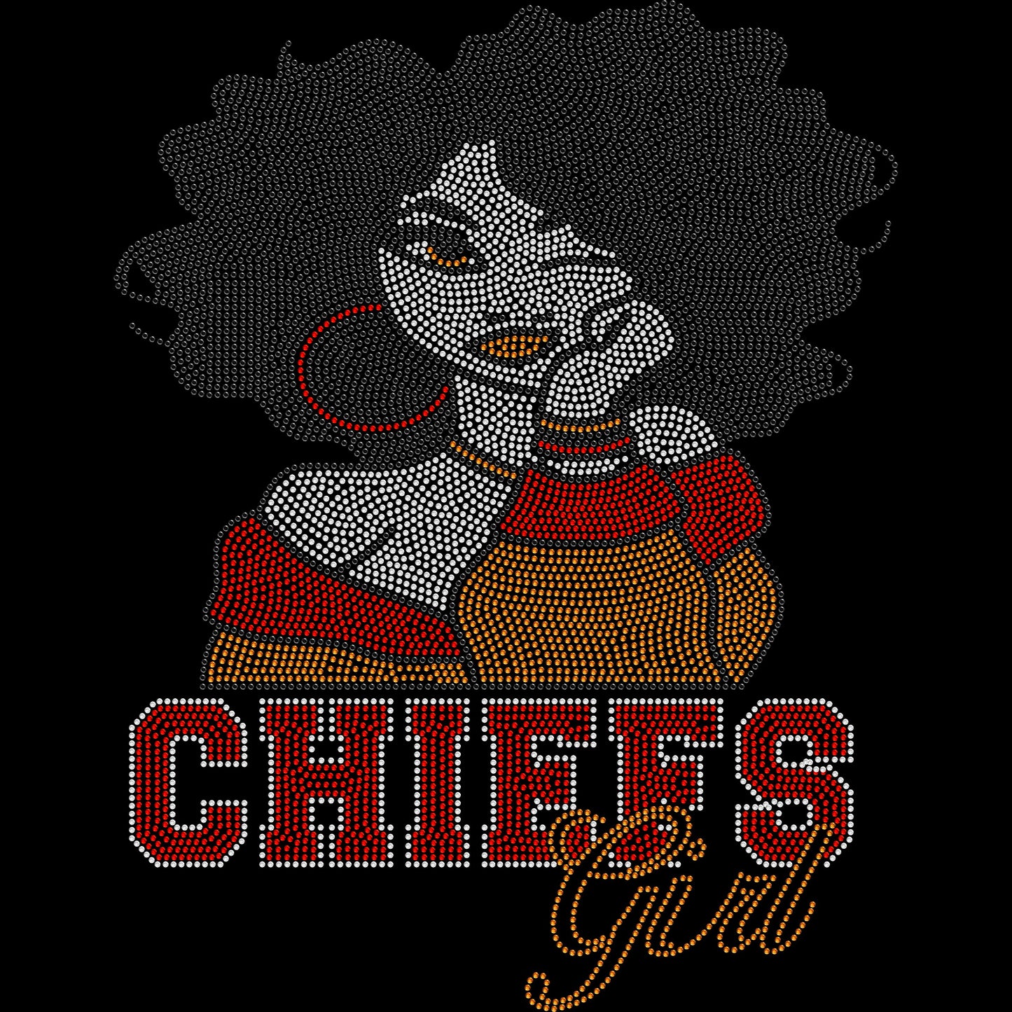 Chiefs Girl Crystallized Tee