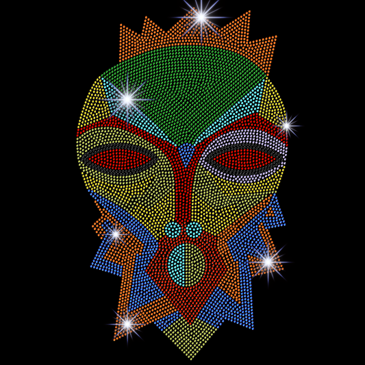 Colorful Mask Crystallized Tee