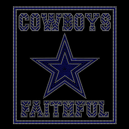 Cowboys Faithful Crystallized Tee
