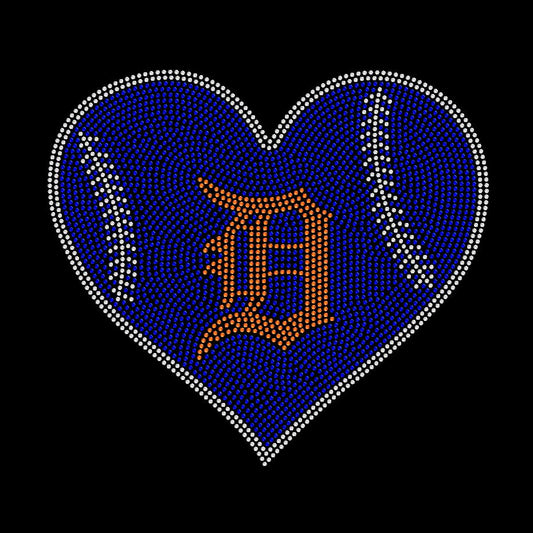 Detroit Heart Crystallized Tee