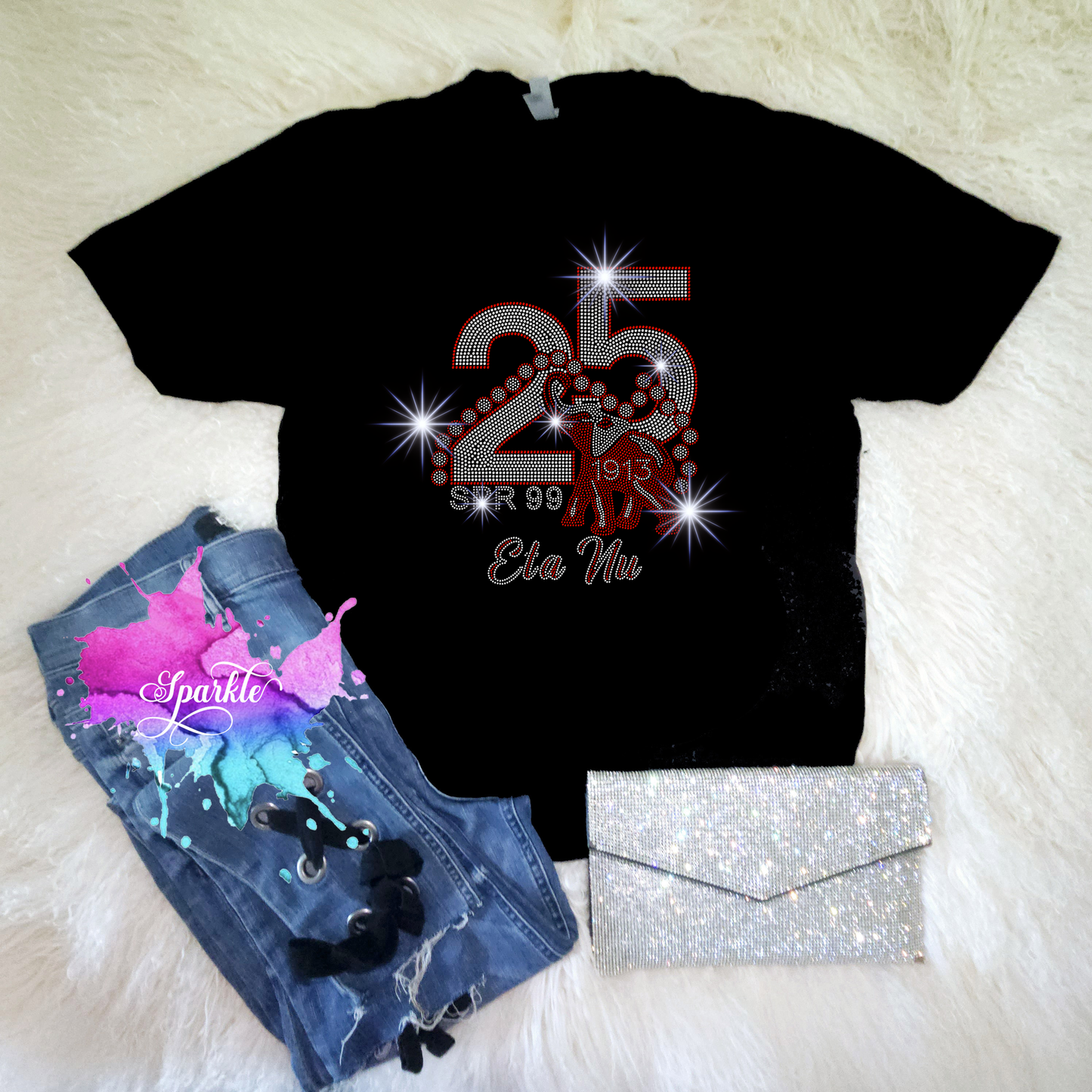 25 Years in the Dynasty Eta Nu Crystallized Tee